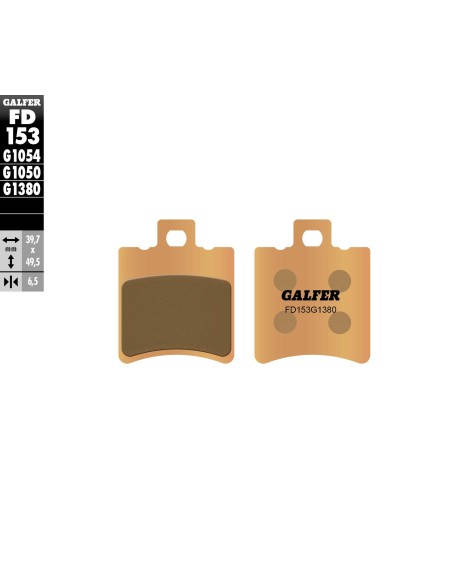 pastillas de freno moto galfer scooter fd153g1380