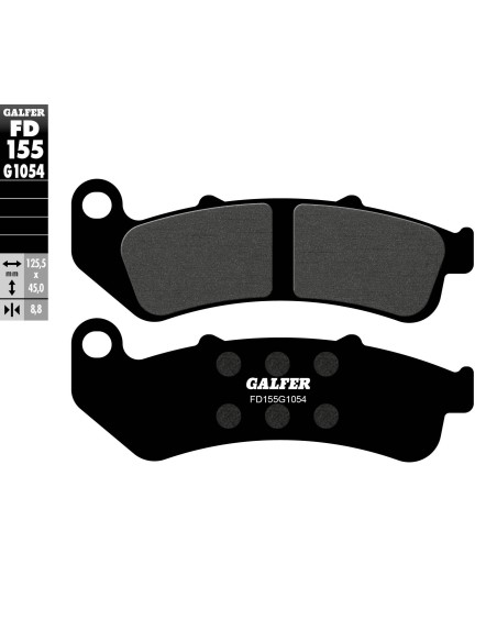 pastillas de freno moto galfer semi metal fd155g10