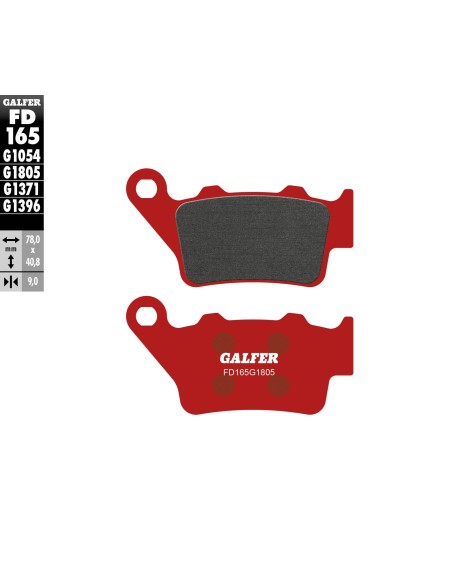 pastillas de freno moto galfer trial top fd165g180