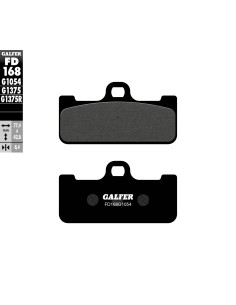 pastillas de freno moto galfer semi metal fd168g10
