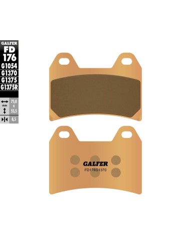 pastillas de freno moto galfer sinter street fd176