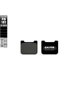 pastillas de freno moto galfer semi metal fd181g10