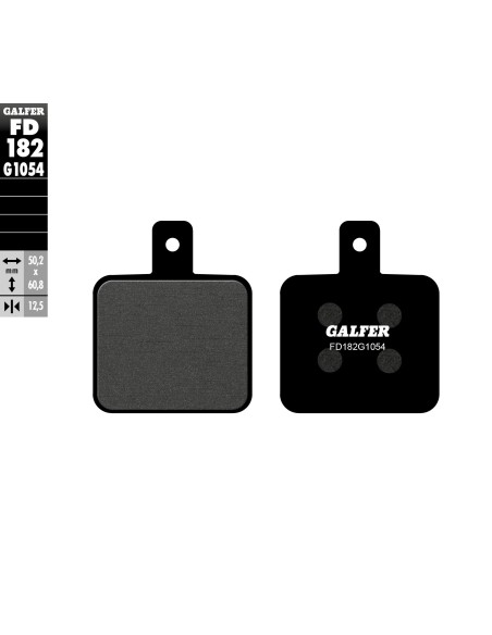 pastillas de freno moto galfer semi metal fd182g10