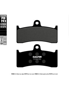 pastillas de freno moto galfer semi metal fd193g10