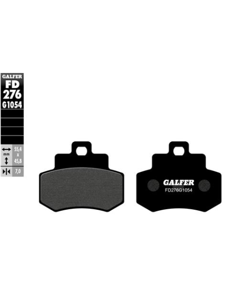 pastillas de freno moto galfer semi metal fd276g10