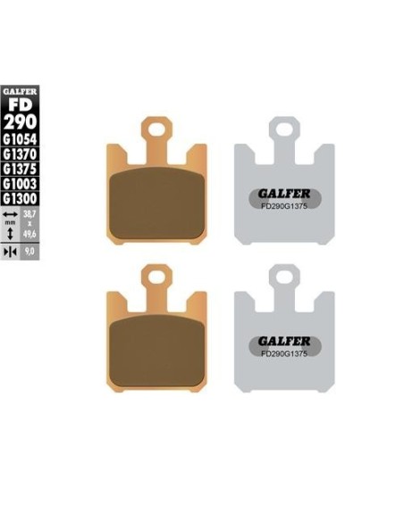 pastillas de freno moto galfer sinter sport fd290g