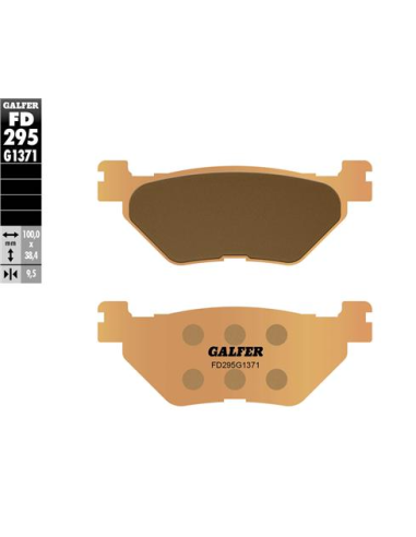 pastillas de freno moto galfer sinter street fd295