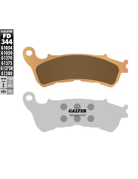 pastillas de freno moto galfer sinter sport fd344g