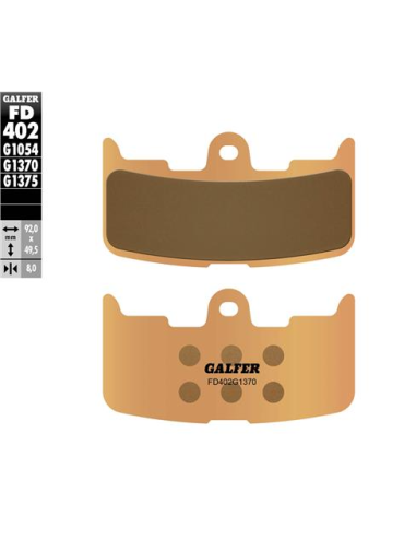 pastillas de freno moto galfer sinter street fd402