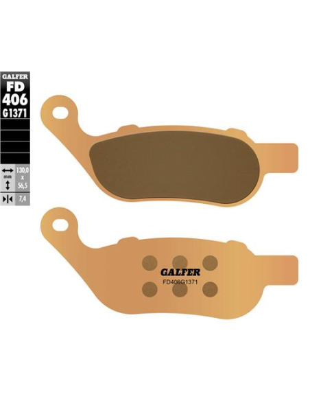 pastillas de freno moto galfer sinter street fd406