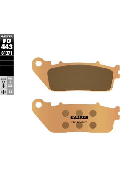 pastillas de freno moto galfer sinter street fd443