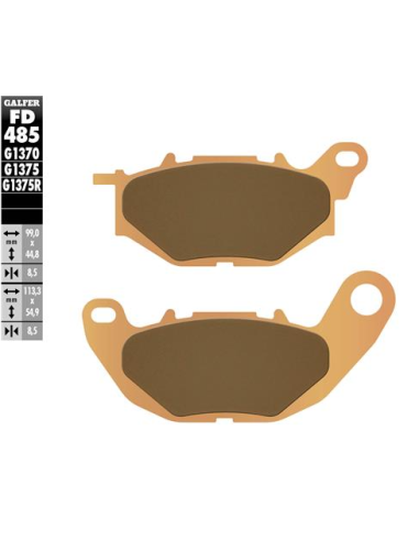 pastillas de freno moto galder sinter sport fd485g