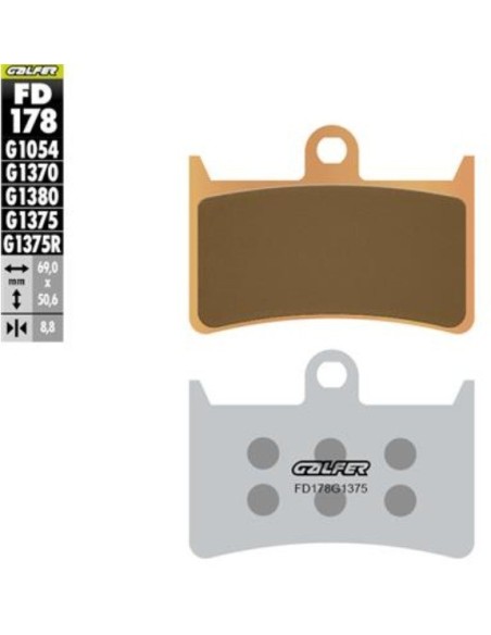 kit freno delantero oversize galfer kg4982fs yamaha t max 530 560 wave 320 mm