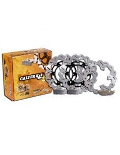 kit freno delantero trasero galfer kg5033f yamaha t max 500 04 07 discos wave