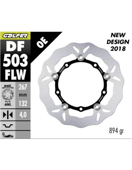 kit freno delantero trasero galfer kg5033f yamaha t max 500 04 07 discos wave