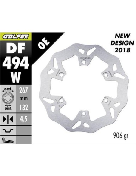 kit freno delantero trasero galfer kg5033f yamaha t max 500 04 07 discos wave