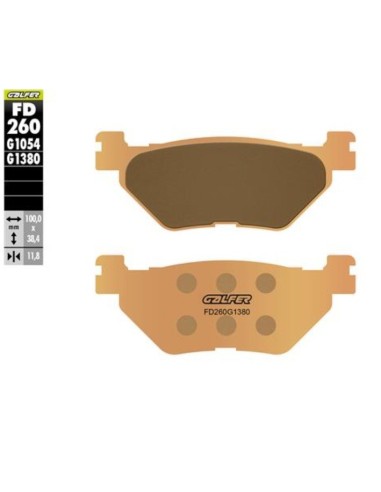 kit freno delantero trasero galfer kg503cf yamaha t max 530 discos wave
