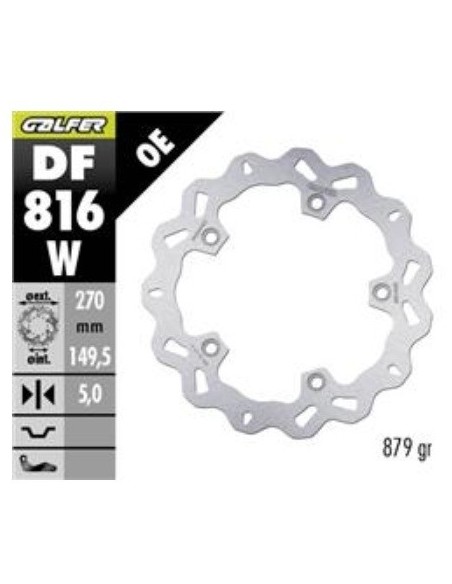 kit freno delantero trasero galfer kg8163f bmw c 600 sport c 650 discos wave