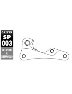 soporte de pinza galfer para disco 260mm honda sp003