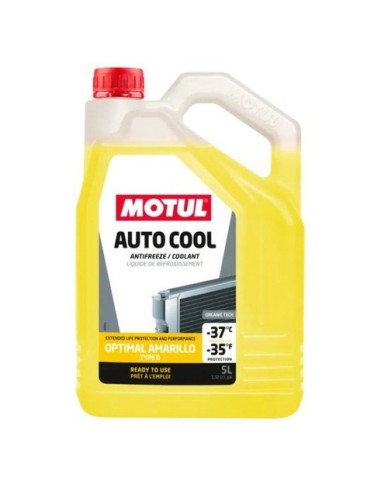 liquido refrigerante motul auto cool optimal 35oc amarillo 5l 112657