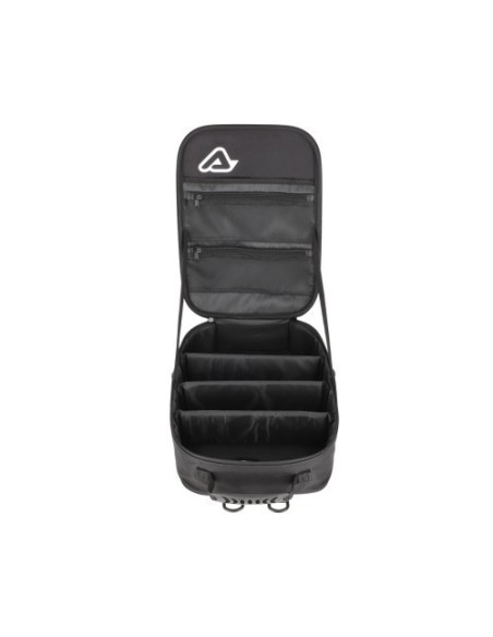 bolsa para gafas acerbis 0027572 090 negra para 4 mascaras off road