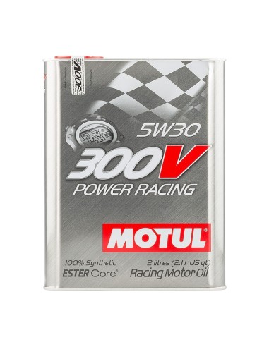 aceite de motor motul 300v power racing 5w30 104241 competicion 2l