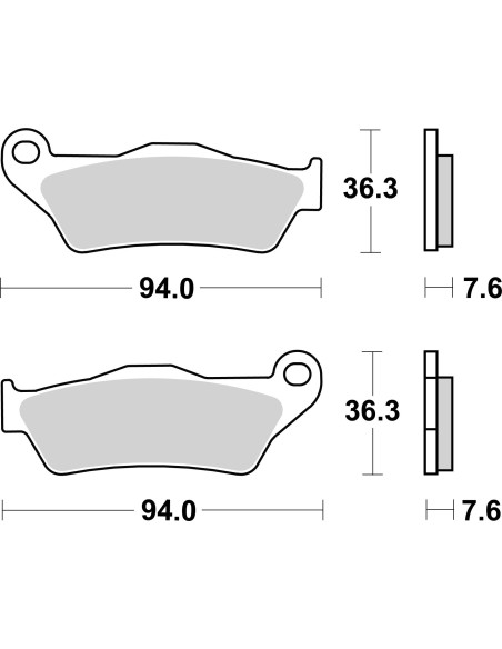 pastillas de freno moto brembo genuinas 07001