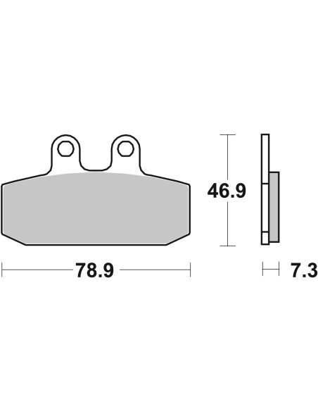 pastillas de freno moto brembo sinterizadas 07006xs