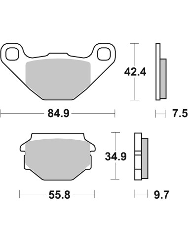pastillas de freno moto brembo genuinas 07014