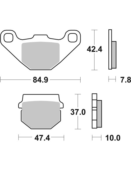 pastillas de freno moto brembo genuinas 07026