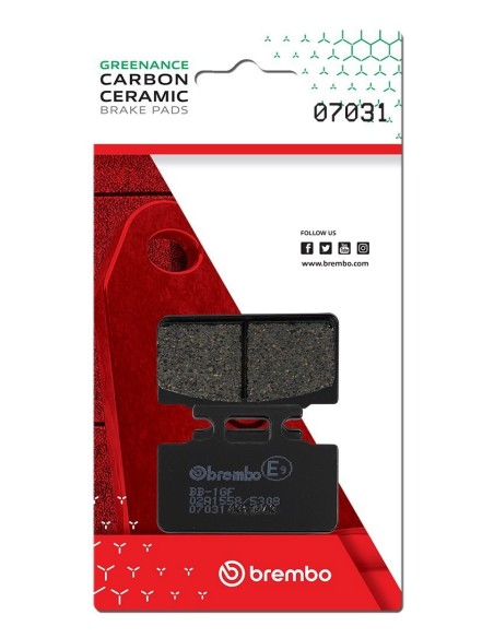 pastillas de freno moto brembo genuinas 07031