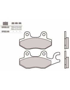 pastillas de freno moto brembo sinterizadas 07033xs