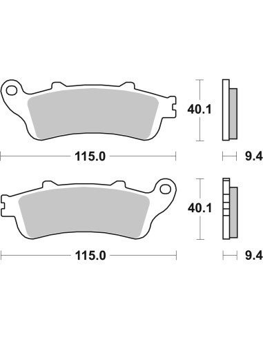 pastillas de freno moto brembo sinterizadas 07034xs