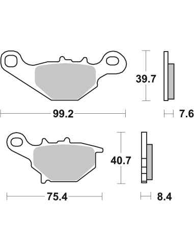 pastillas de freno moto brembo genuinas 07036