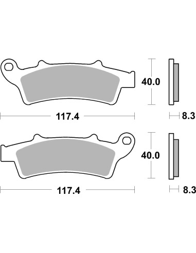pastillas de freno moto brembo sinterizadas 07045xs