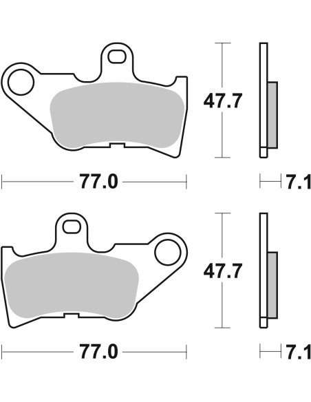 pastillas de freno moto brembo genuinas 07046