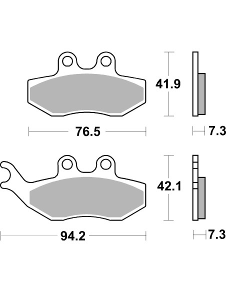 pastillas de freno moto brembo genuinas 07049