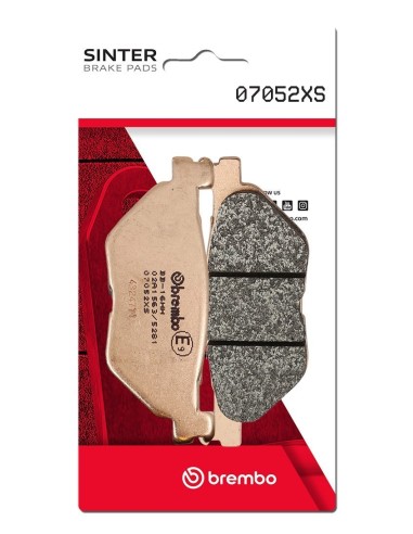 pastillas de freno moto brembo sinterizadas 07052xs