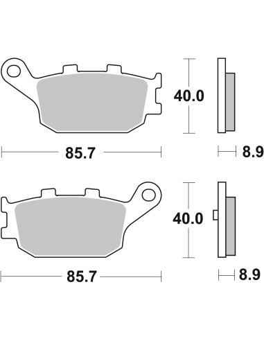 pastillas de freno moto brembo genuinas 07053