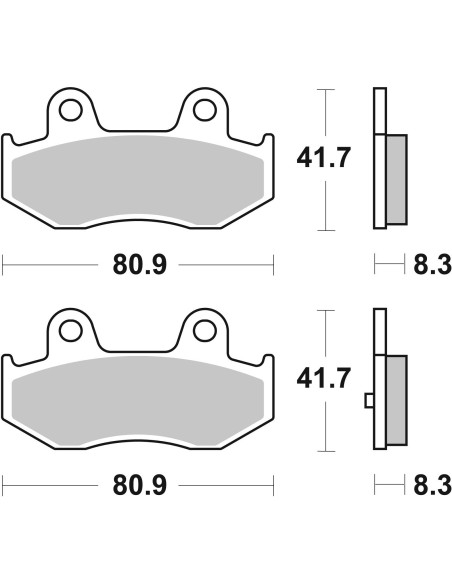 pastillas de freno moto brembo sinterizadas 07055xs