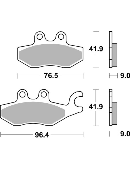 pastillas de freno moto brembo genuinas 07060