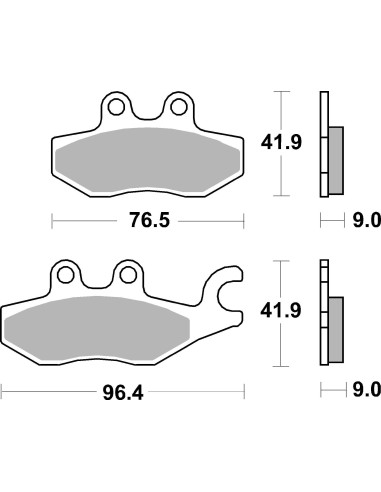 pastillas de freno moto brembo sinterizadas 07060xs