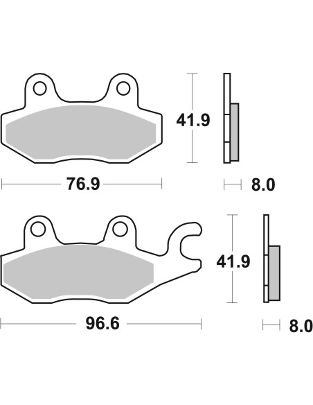 pastillas de freno moto brembo genuinas 07071