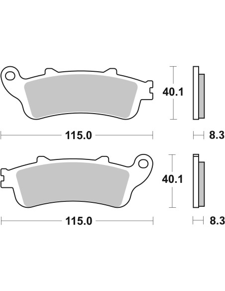 pastillas de freno moto brembo genuinas 07072