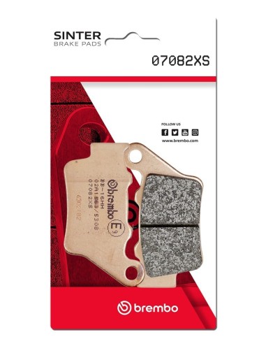 pastillas de freno moto brembo sinterizadas 07082xs