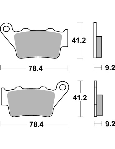 pastillas de freno moto brembo sinterizadas 07082xs
