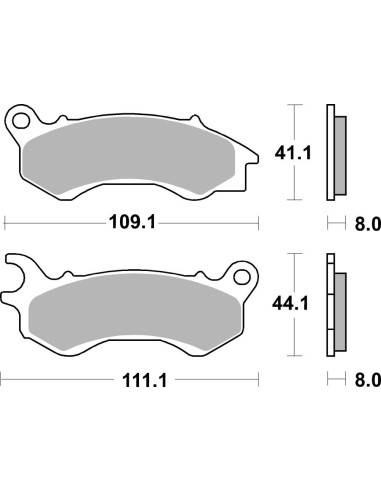 pastillas de freno moto brembo genuinas 07090