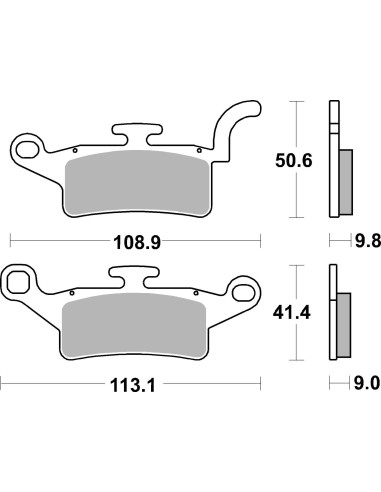 pastillas de freno moto brembo genuinas 07093