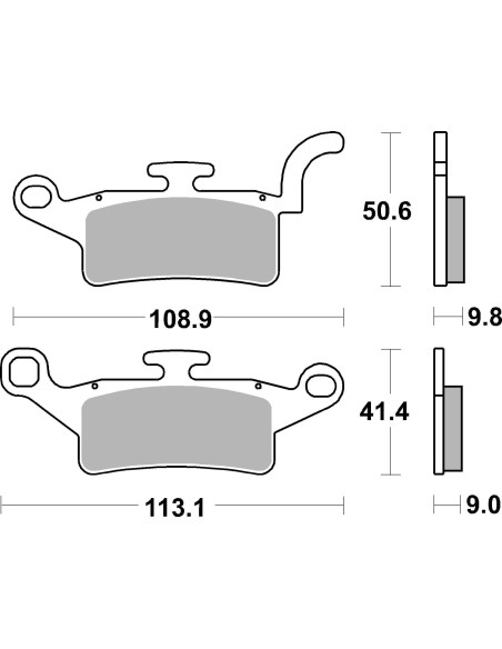 pastillas de freno moto brembo genuinas 07093