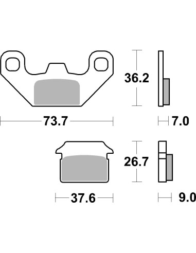 pastillas de freno moto brembo genuinas 07099